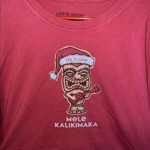 MELE KALIKIMAMA LIFE IS GOOD LONG SLEEVE TEE
